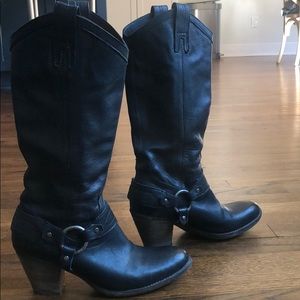 Black western Frye boots